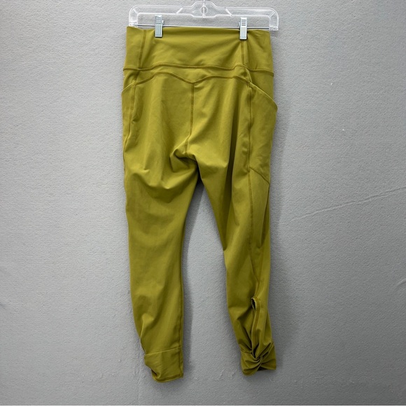 Fabletics Women's Thyme Oasis Pureluxe High Waisted Twist 7/8 Legging Size Large - Picture 5 of 7